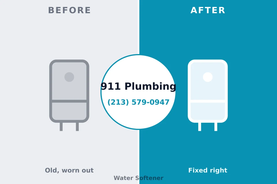 Before and after: plumbing repair Treasure Island, FL